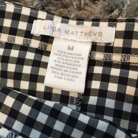 Linda Matthews checkered pencil skirt - Picture 2 of 2